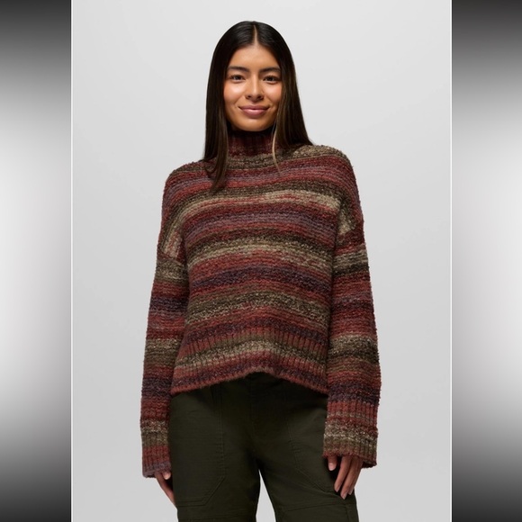 prAna NWT Unbounded Mock Neck Pullover Sweater - Picture 3 of 9
